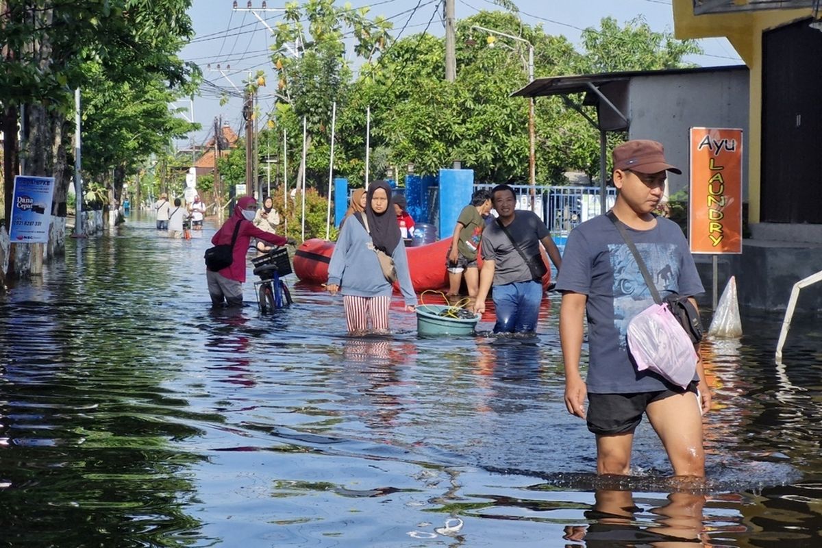 Banjir Semarang Sepekan: 40 Ribu Jiwa Terdampak 4 Kecamatan