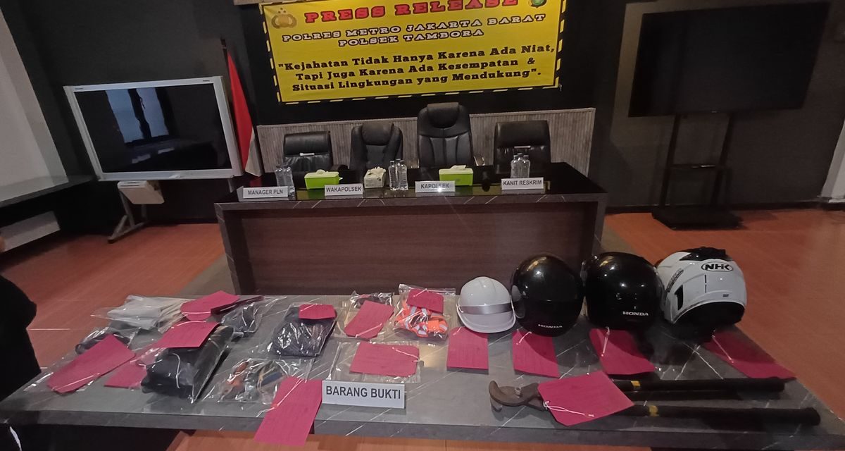 Alibi Jadi Personel, Maling Kabel Tambora Di Tangkap