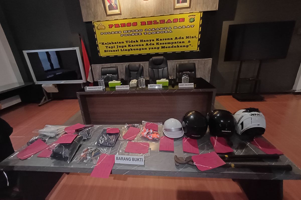 Alibi Jadi Personel, Maling Kabel Tambora Di Tangkap