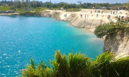 Telaga Biru Cisoka, Danau Bekas Tambang Air Biru Menawan